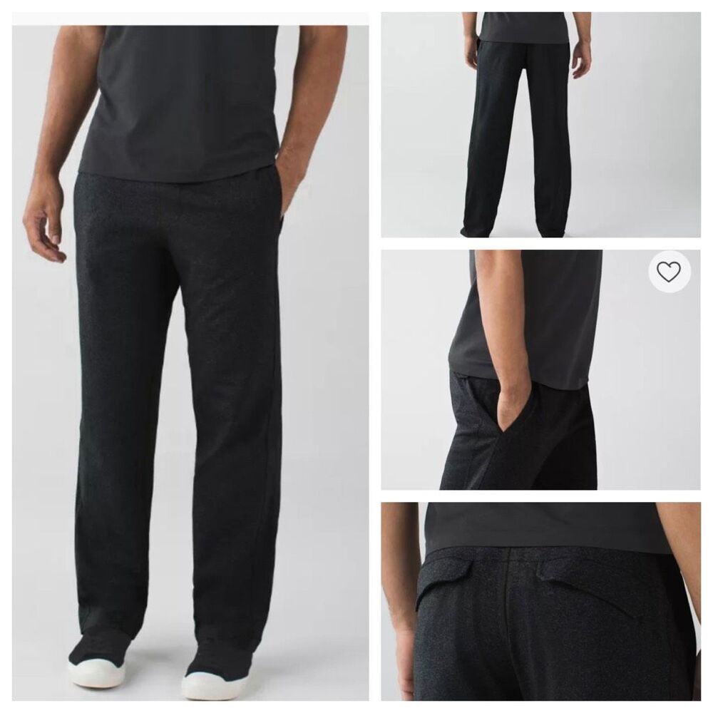 Lululemon Medium Jogger Pants Charcoal Gray Athletic Pants Mens Kung Fu 2.0